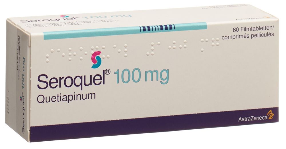 SEROQUEL Filmtabl 100 mg Blist 60 Stk, Hauptbild