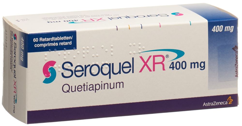 SEROQUEL cpr ret 400 mg blist 60 pce, image principale