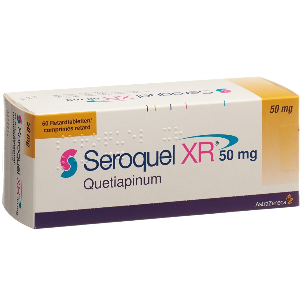 SEROQUEL cpr ret 50 mg blist 60 pce, image principale