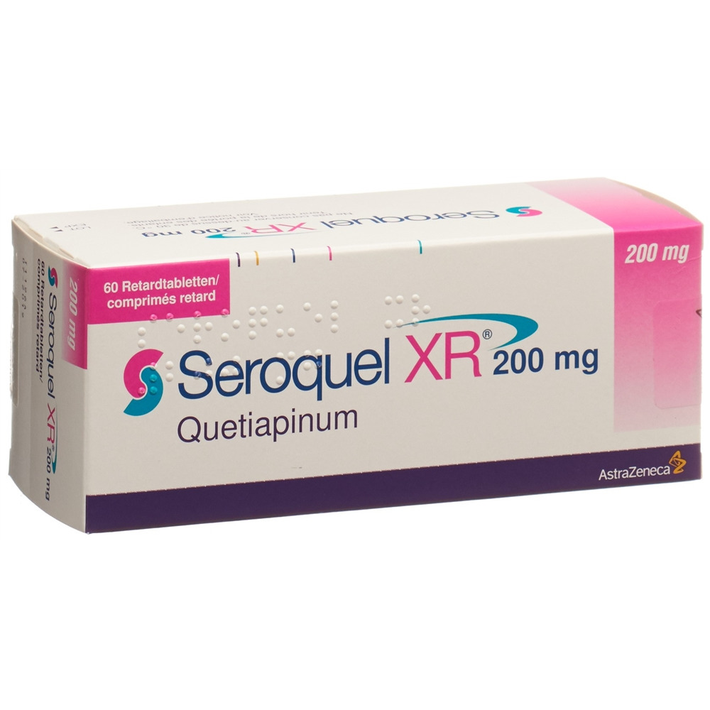 SEROQUEL Ret Tabl 200 mg Blist 60 Stk, Hauptbild