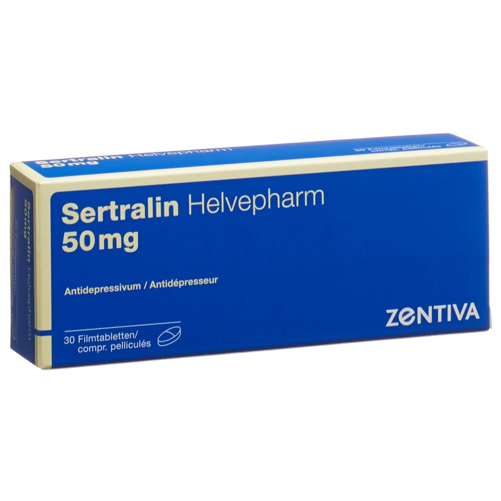 SERTRALINE Helvepharm 50 mg, Hauptbild