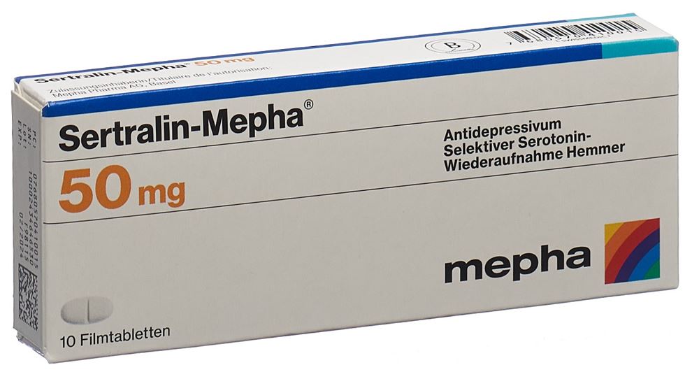 SERTRALINE Mepha 50 mg, image principale