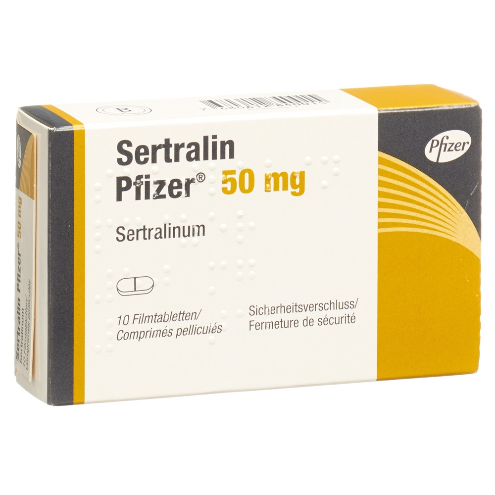 SERTRALINE Pfizer 50 mg, image principale