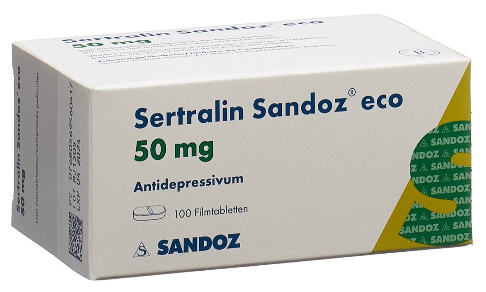 SERTRALINE Sandoz eco 50 mg, Hauptbild