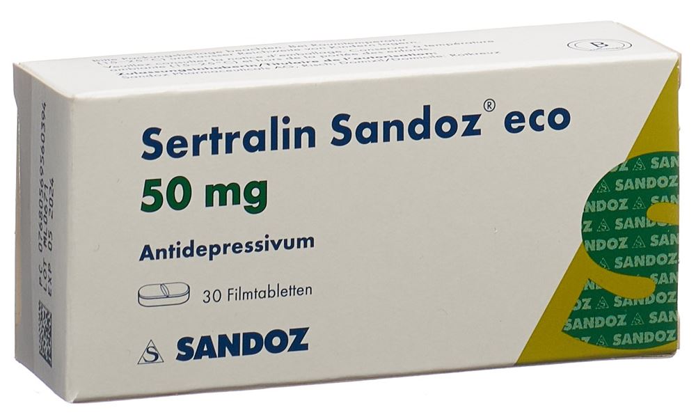 SERTRALINE Sandoz eco 50 mg, Hauptbild