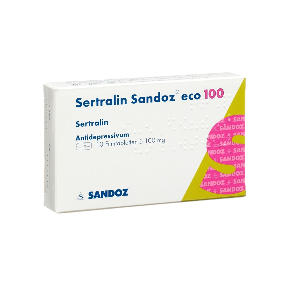 SERTRALINE Sandoz eco 100 mg, image principale