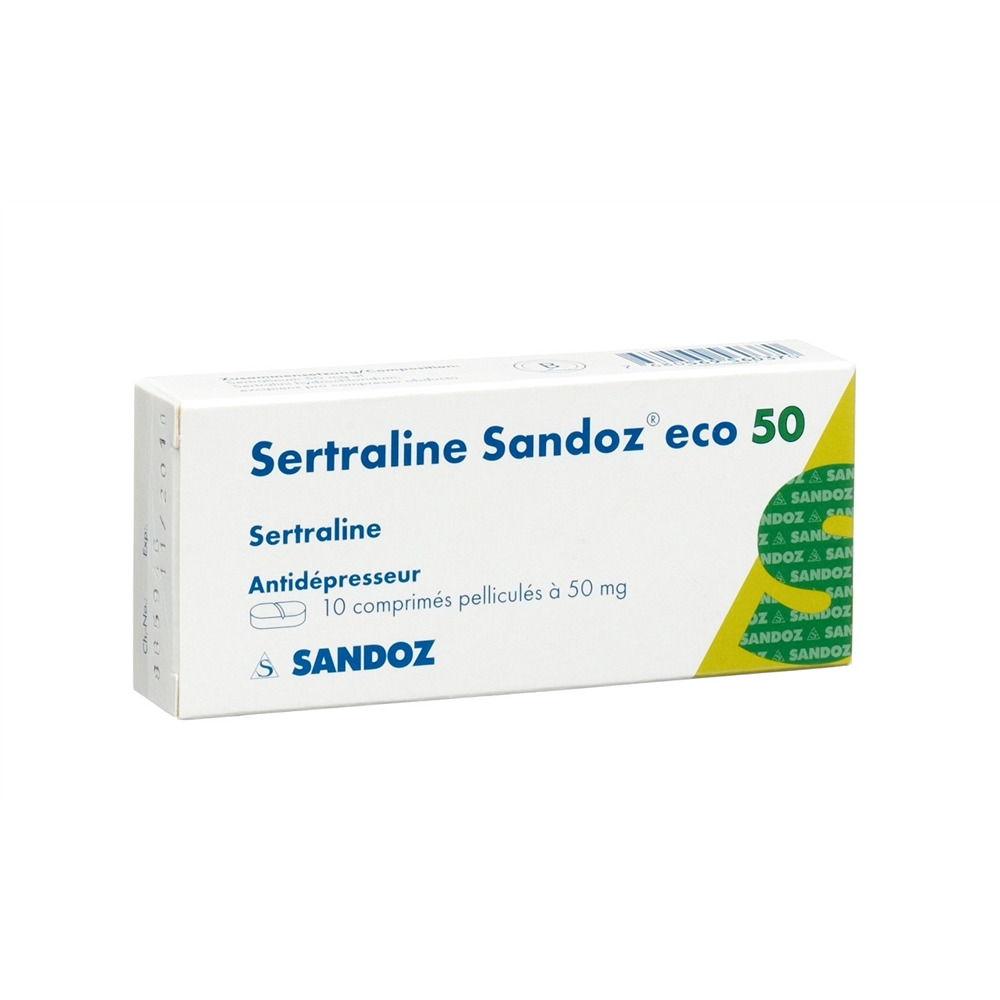 SERTRALINE Sandoz eco 50 mg, image 2 sur 2