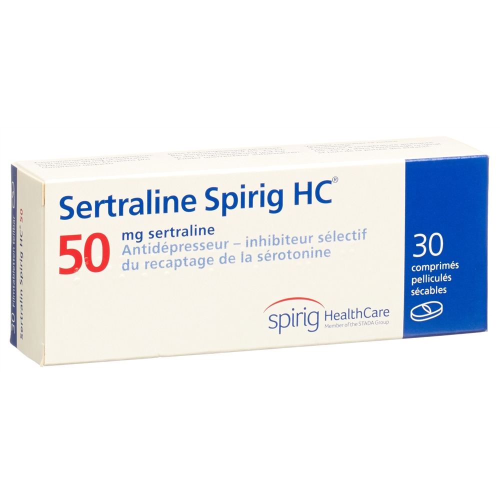 SERTRALINE Spirig HC 50 mg, image 2 sur 2
