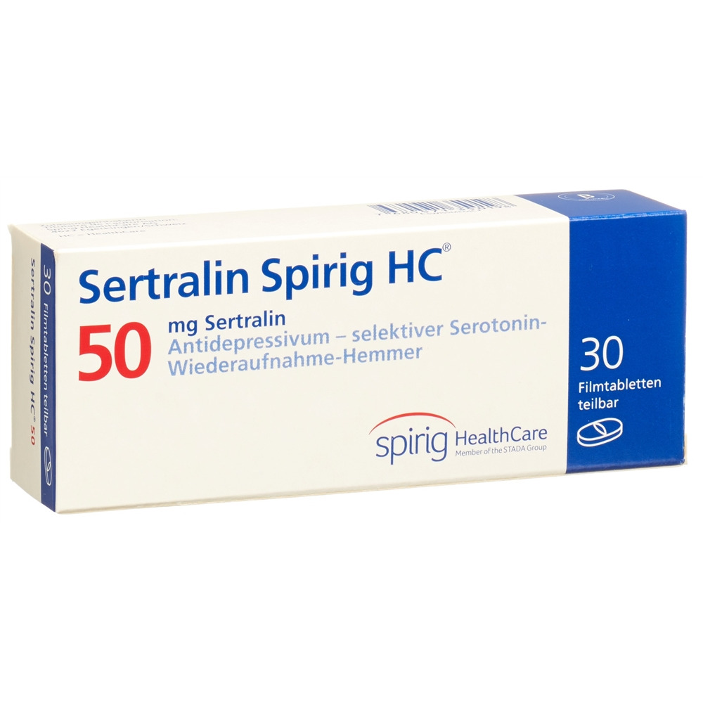 SERTRALINE Spirig HC 50 mg, image principale