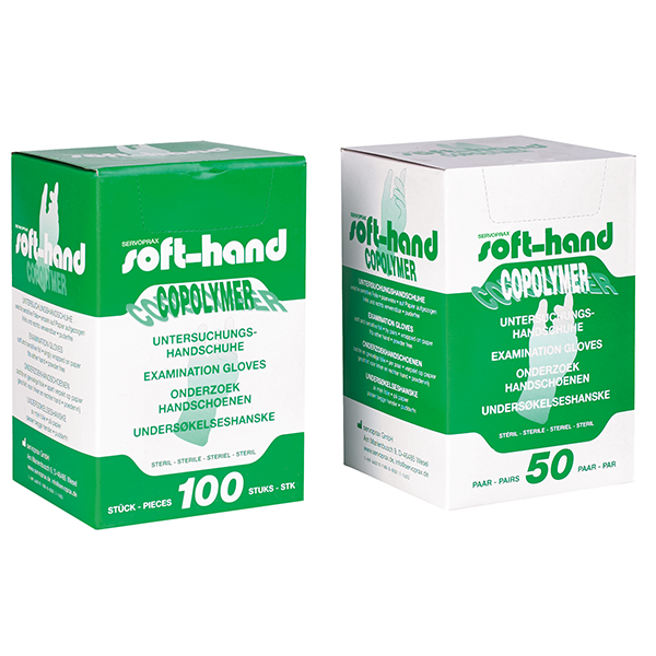 Servoprax Copolymer Soft-hand Untersuchungshandschuh, Bild 2 von 3