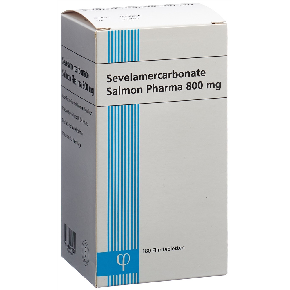 SEVELAMERCARBONATE Salmon Pharma 800 mg, image principale