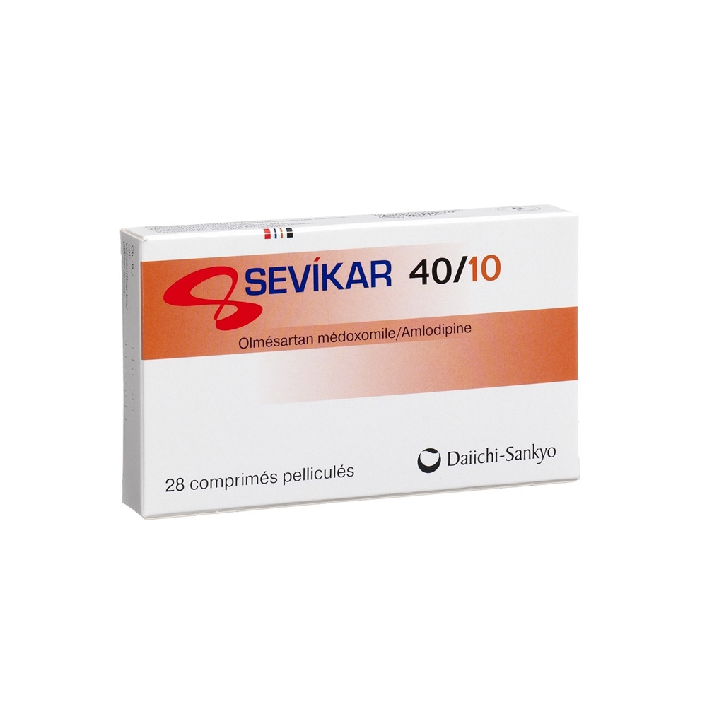 SEVIKAR cpr pell 40/10mg blist 28 pce, image 2 sur 2