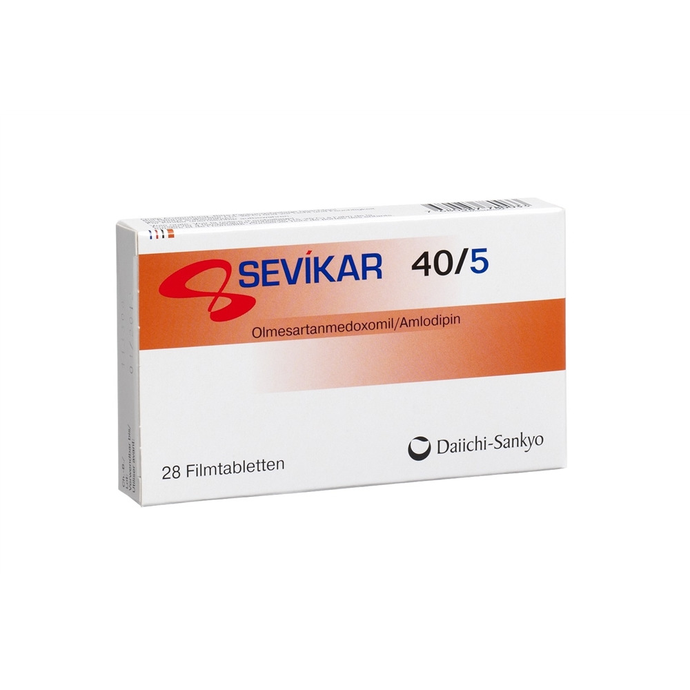 SEVIKAR cpr pell 40/5mg blist 28 pce, image principale