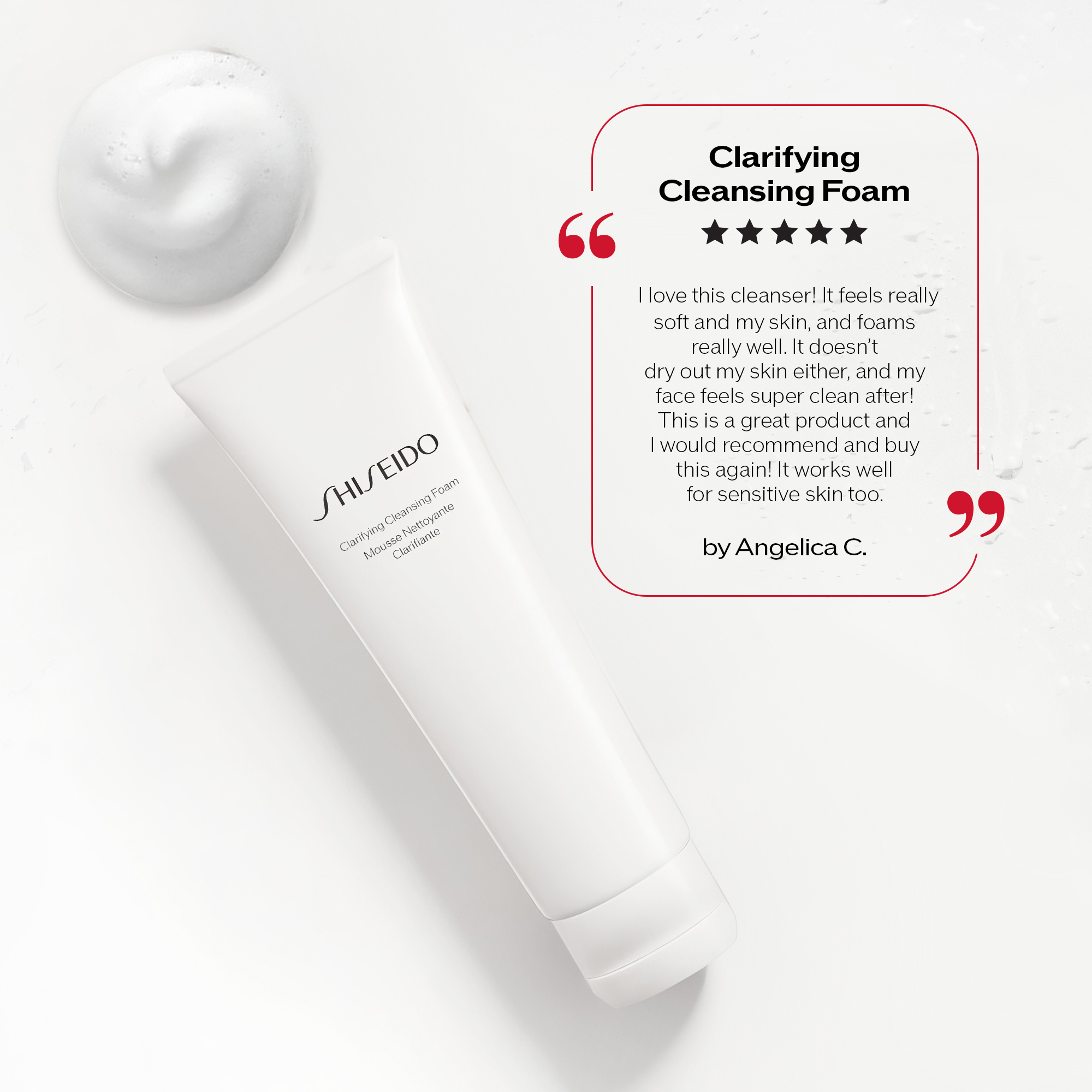 Shiseido Clarifying Cleansing Foam, Bild 5 von 5