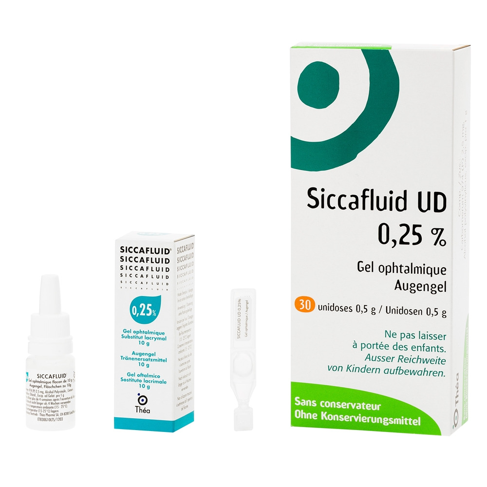 SICCAFLUID Augengel 0.25 % Fl 10 g