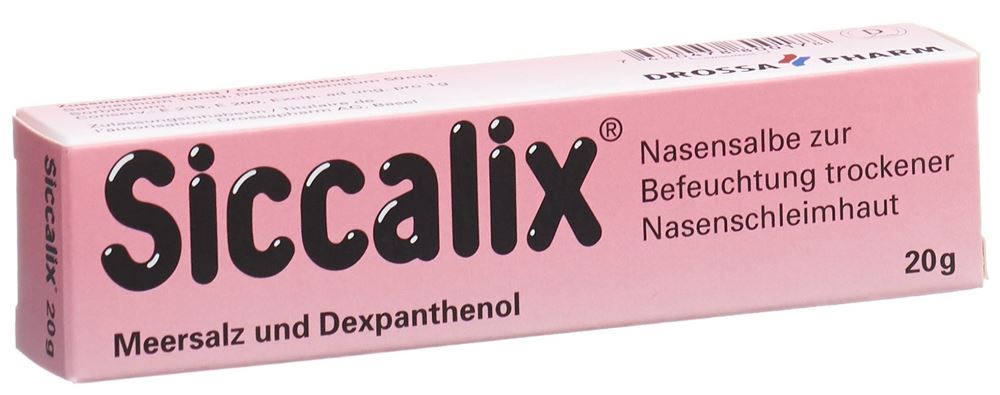 SICCALIX Nasensalbe Tb 20 g, Hauptbild