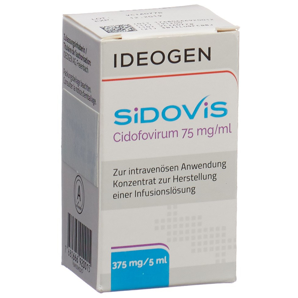 Sidovis Inf Konz 375 mg/5ml Durchstf 5 ml, Hauptbild