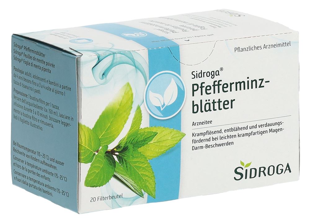Sidroga feuilles de menthe poivrée