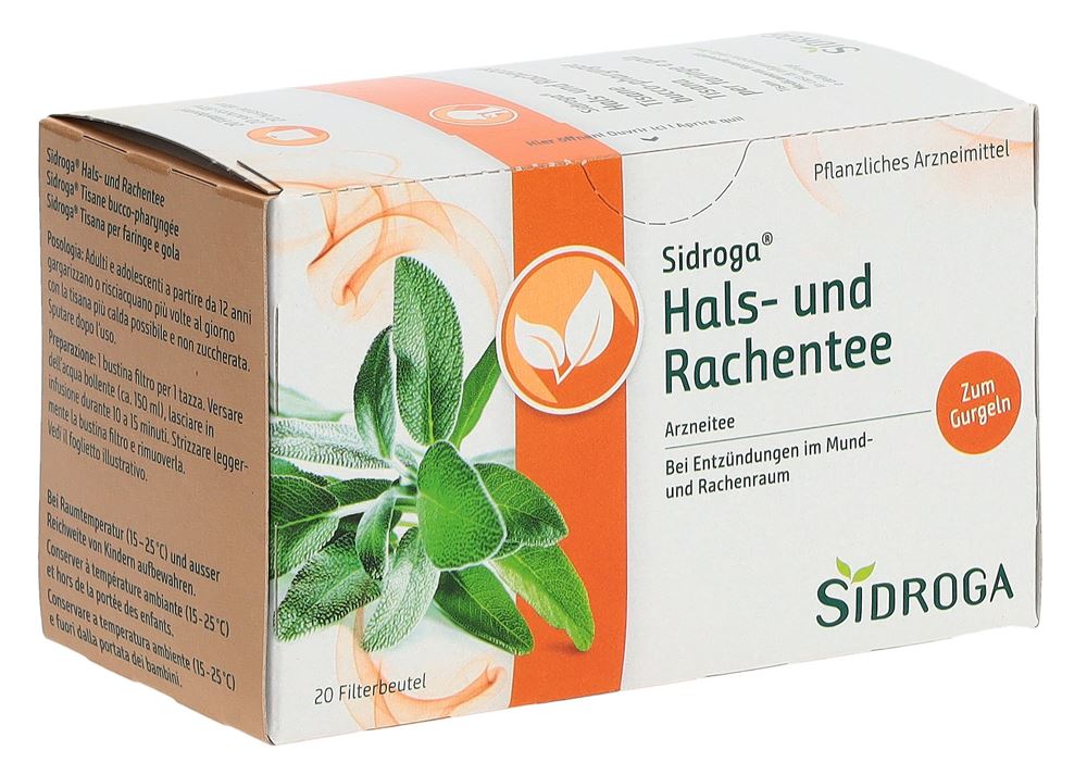 Sidroga tisane bucco-pharyngée