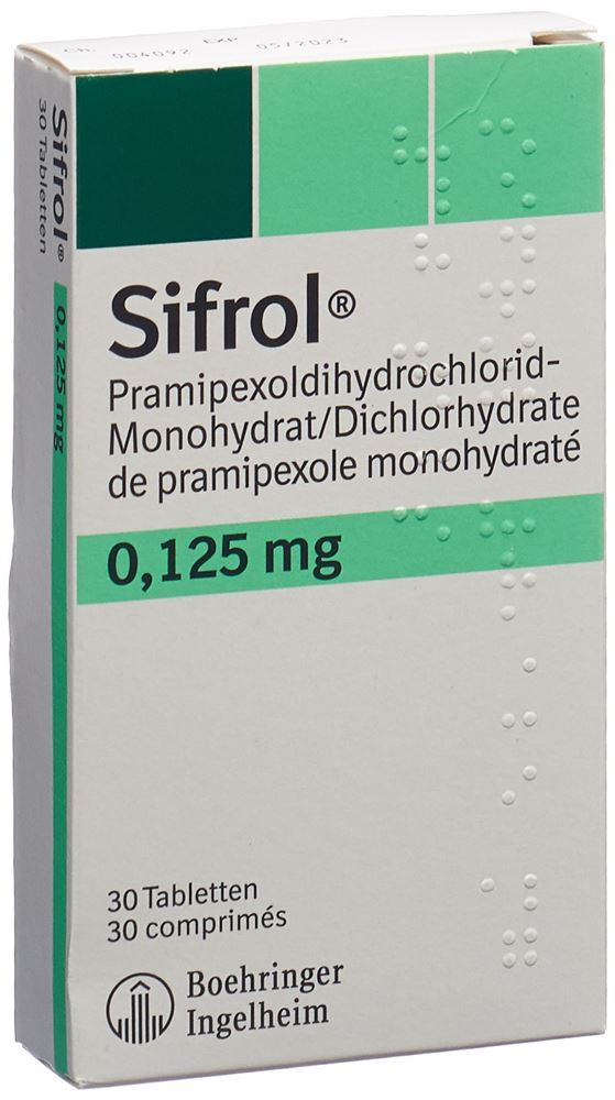 SIFROL cpr 0.125 mg blist 30 pce, image principale