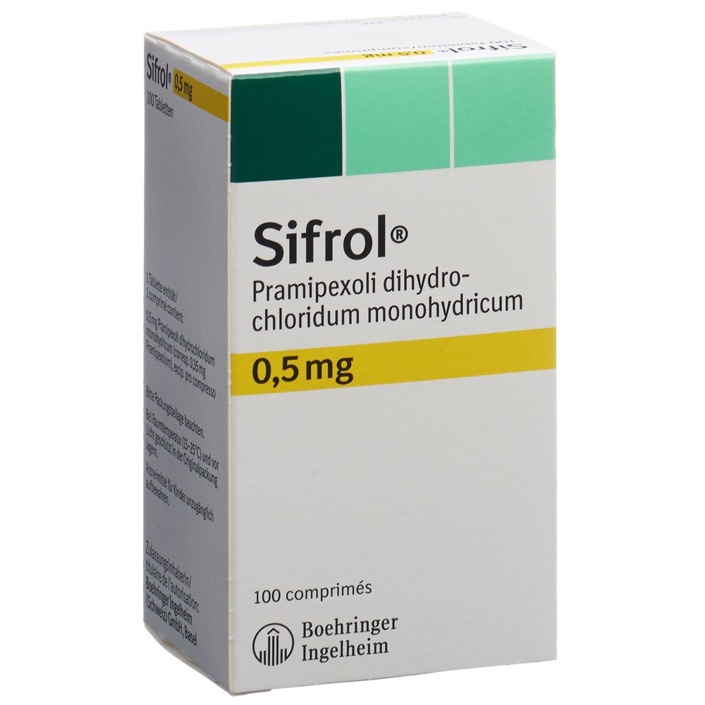 SIFROL cpr 0.5 mg blist 100 pce, image 2 sur 2