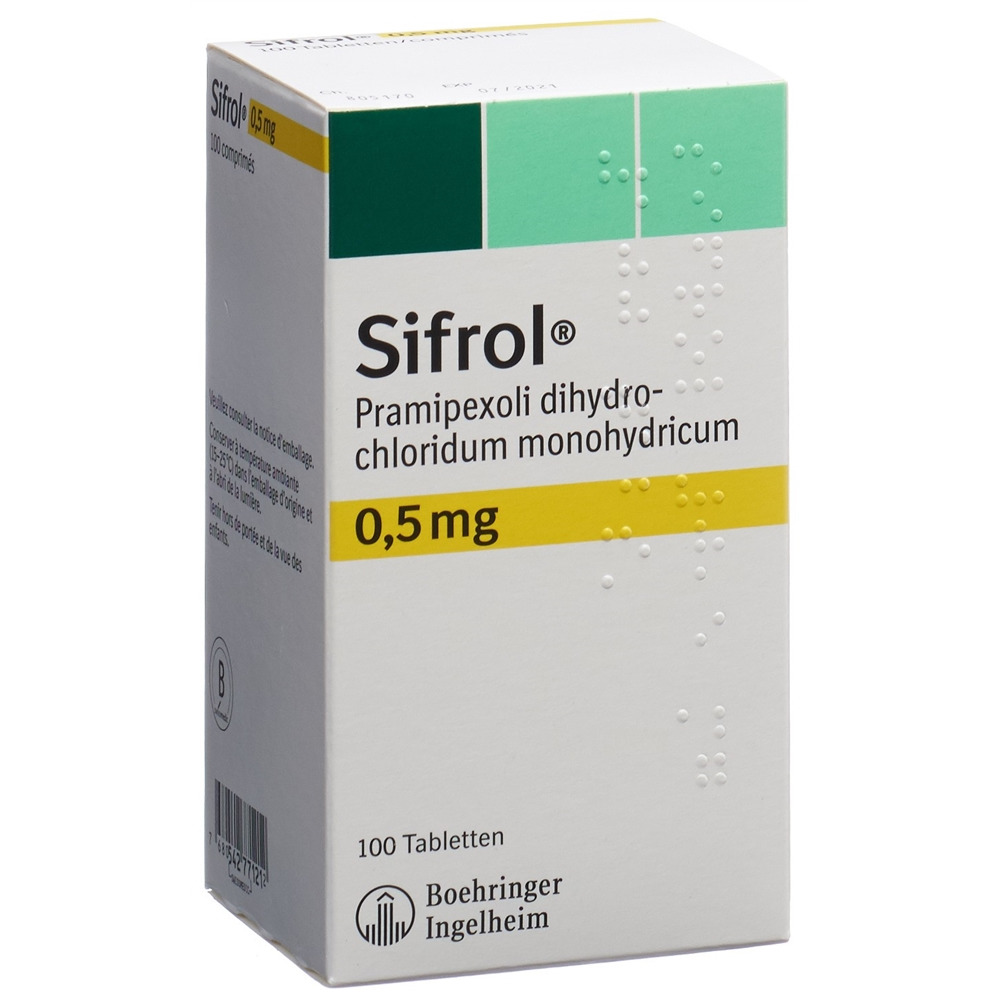 SIFROL cpr 0.5 mg blist 100 pce, image principale