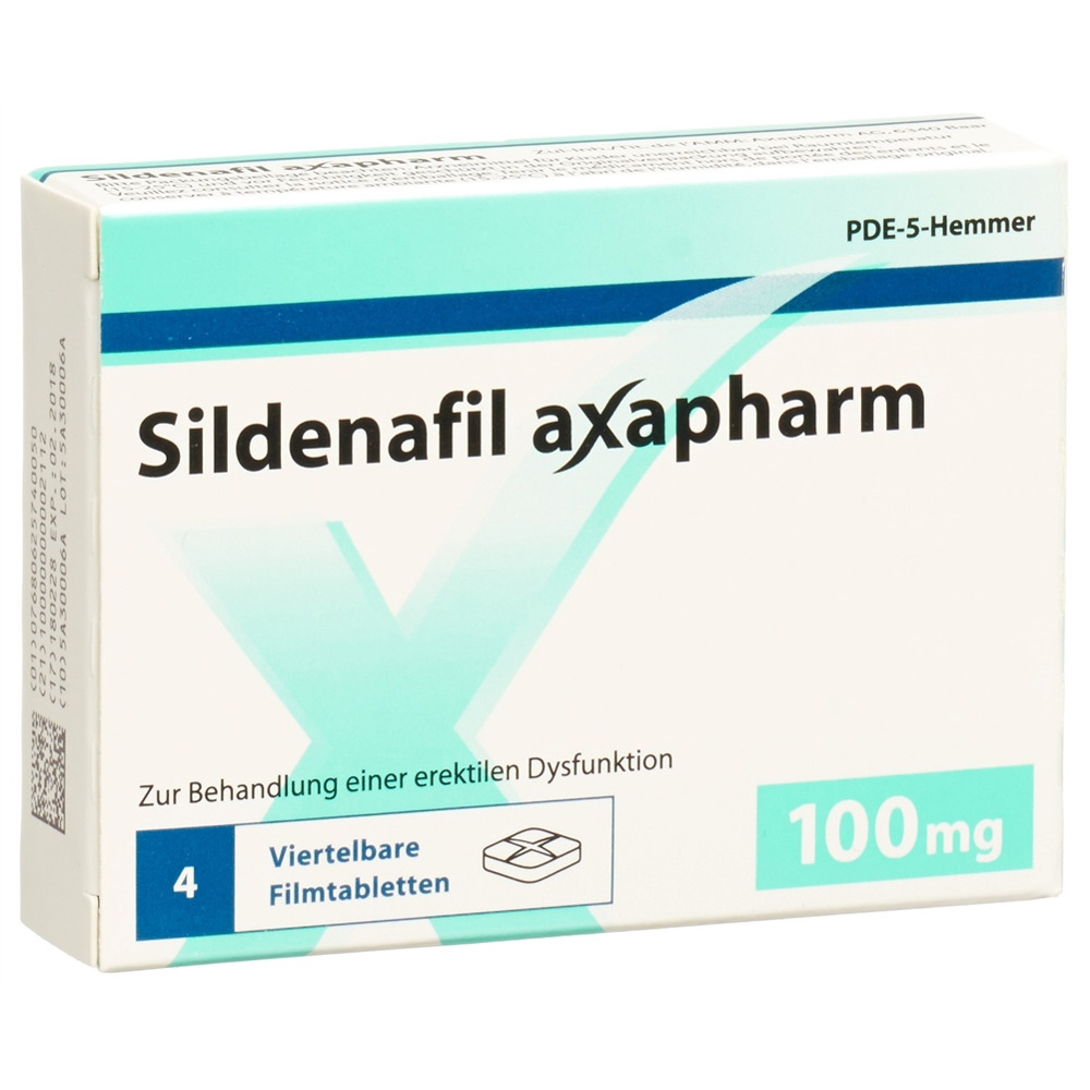 SILDENAFIL Axapharm 100 mg, image principale