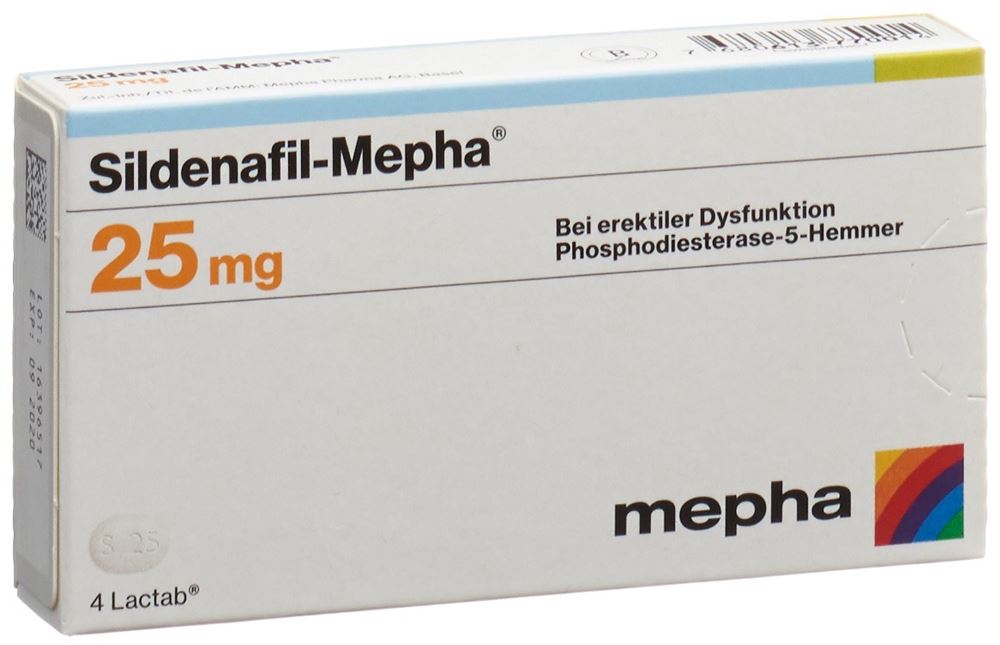 SILDENAFIL Mepha 25 mg, Hauptbild