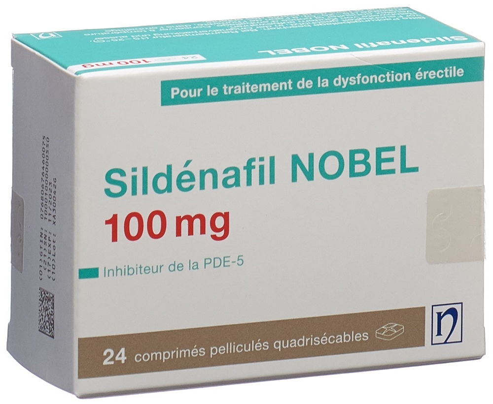 SILDENAFIL NOBEL 100 mg, image 2 sur 2
