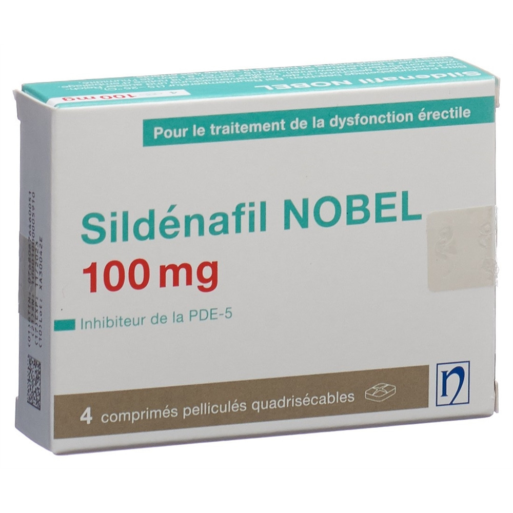 SILDENAFIL NOBEL 100 mg, image 2 sur 2