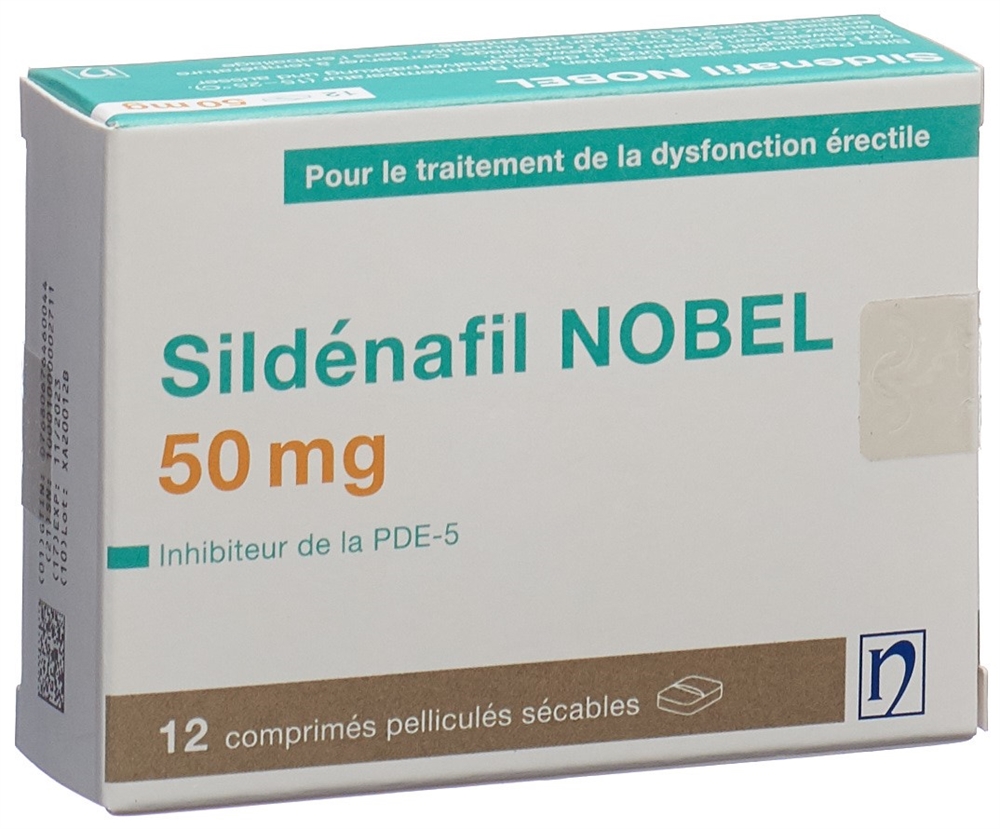 SILDENAFIL NOBEL 50 mg, image 2 sur 2