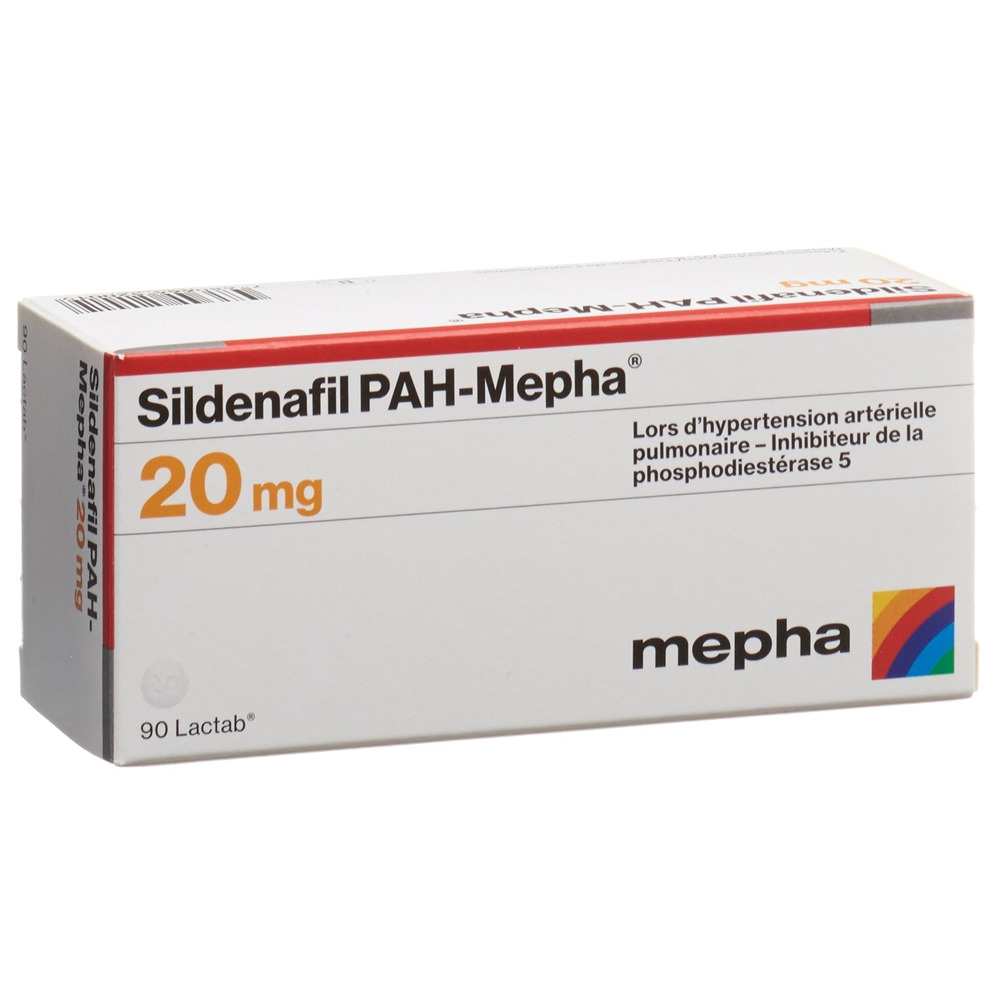 SILDENAFIL PAH-Mepha 20 mg, image 2 sur 2