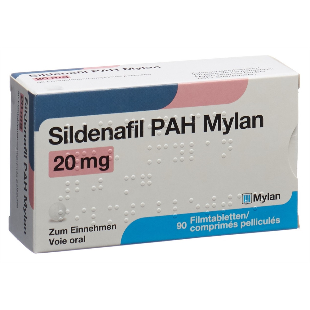 SILDENAFIL Mylan 20 mg, image principale