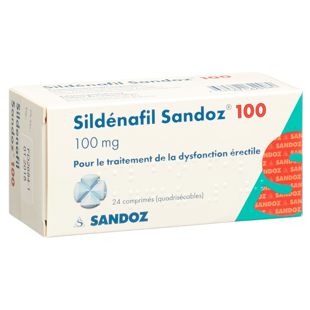 SILDENAFIL Sandoz 100 mg, image 2 sur 2