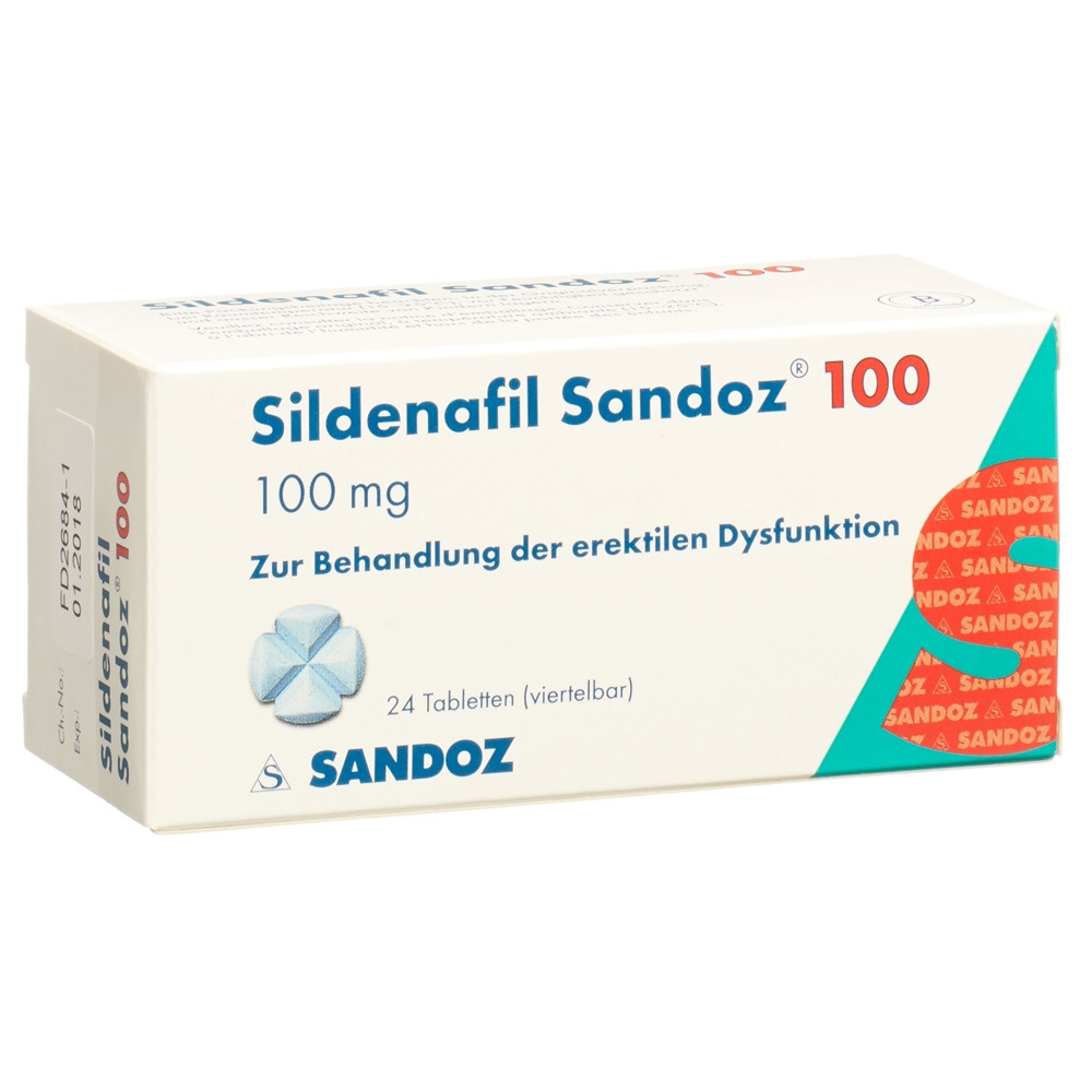 SILDENAFIL Sandoz 100 mg, image principale