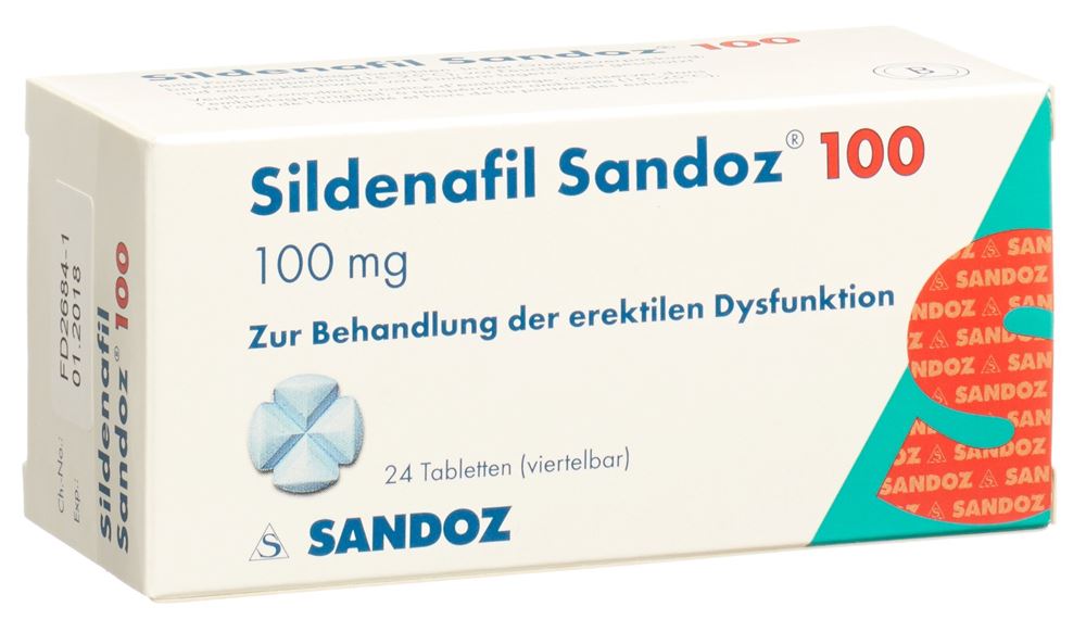 SILDENAFIL Sandoz 100 mg, image principale
