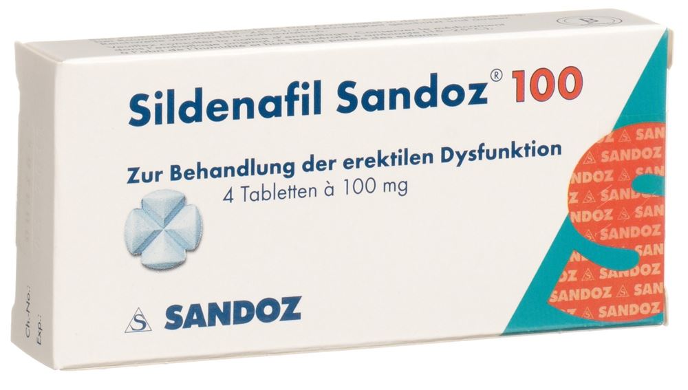 SILDENAFIL Sandoz 100 mg, image principale