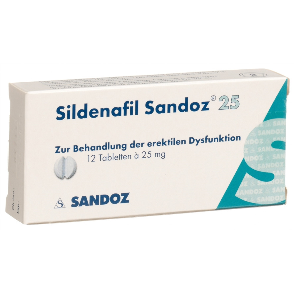 SILDENAFIL Sandoz 25 mg, Hauptbild