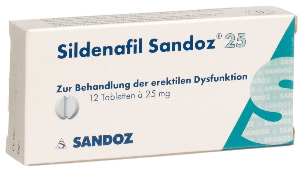 SILDENAFIL Sandoz 25 mg, Hauptbild