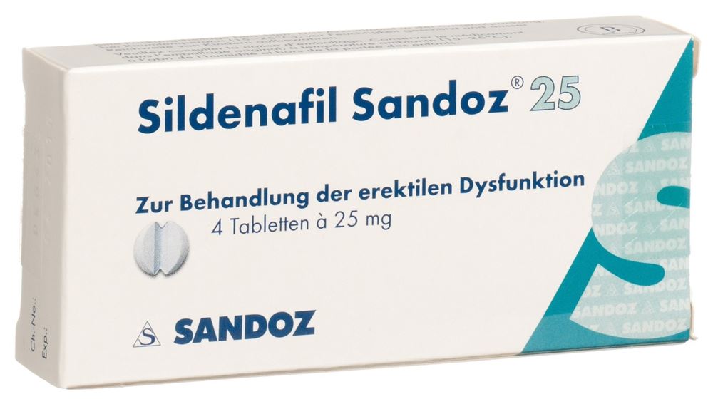 SILDENAFIL Sandoz 25 mg, Hauptbild