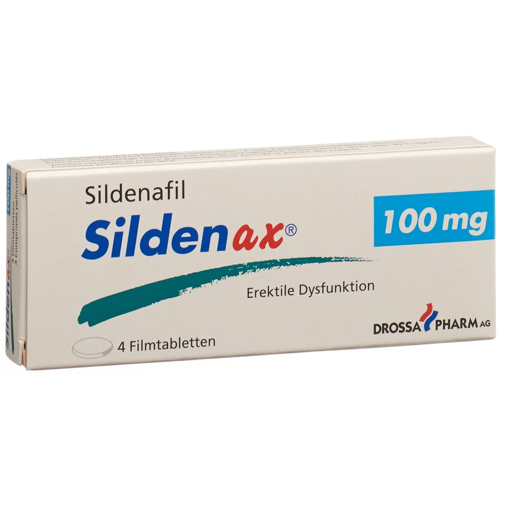 SILDENAX cpr pell 100 mg blist 4 pce, image principale