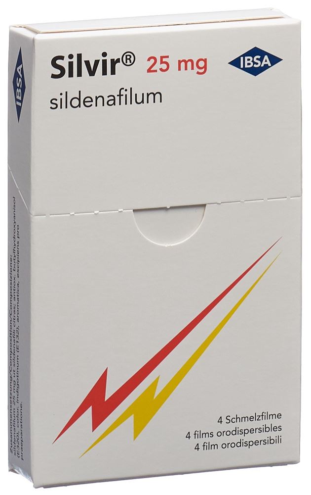 SILVIR film orodisp 25 mg blist 4 pce, image principale