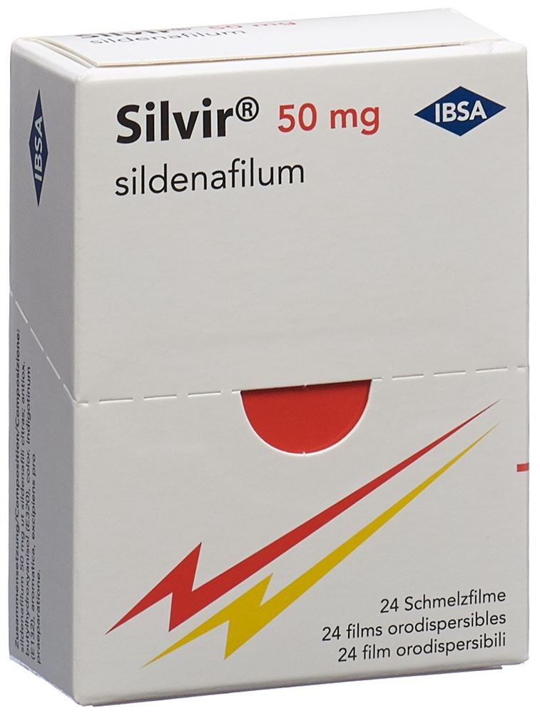 SILVIR Schmelzfilm 50 mg Blist 24 Stk, Hauptbild