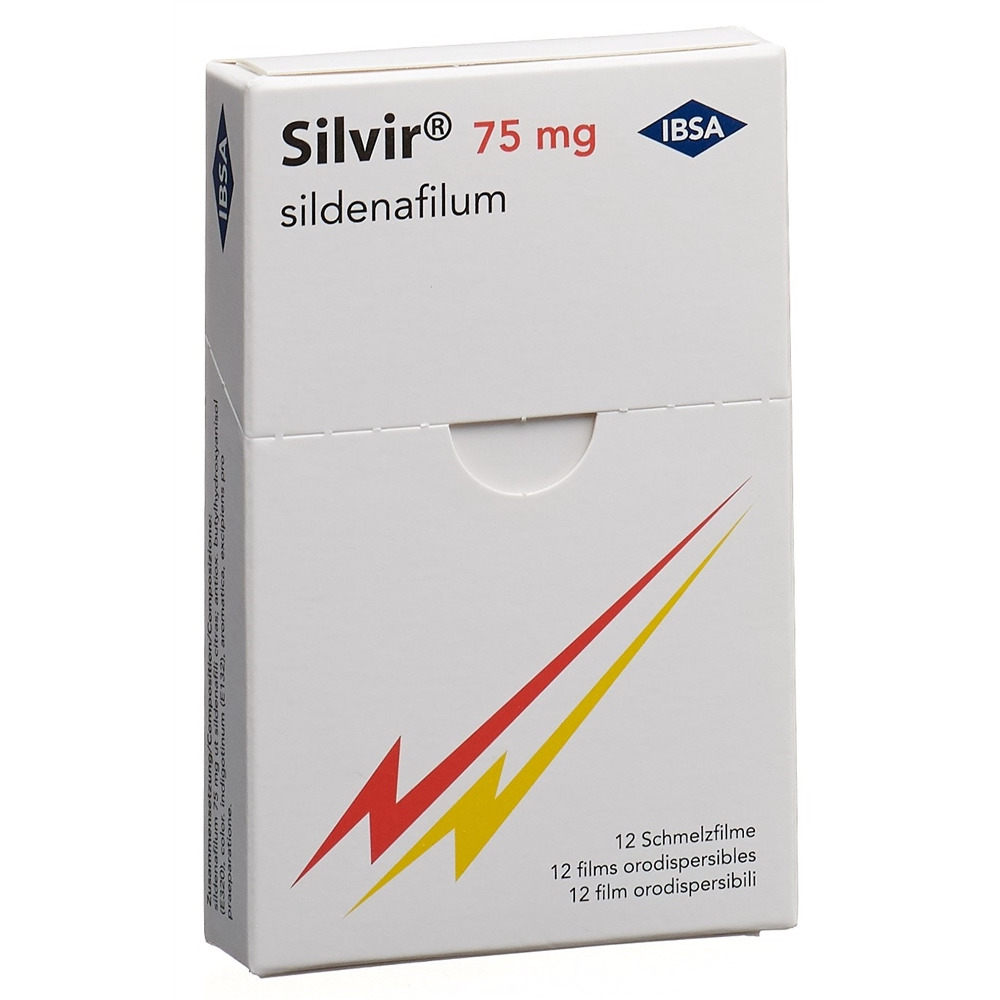 SILVIR Schmelzfilm 75 mg Blist 12 Stk, Hauptbild