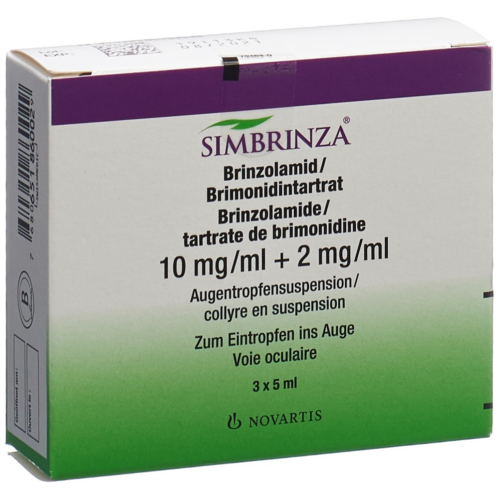 SIMBRINZA Susp Opht Fl 5 ml, Hauptbild