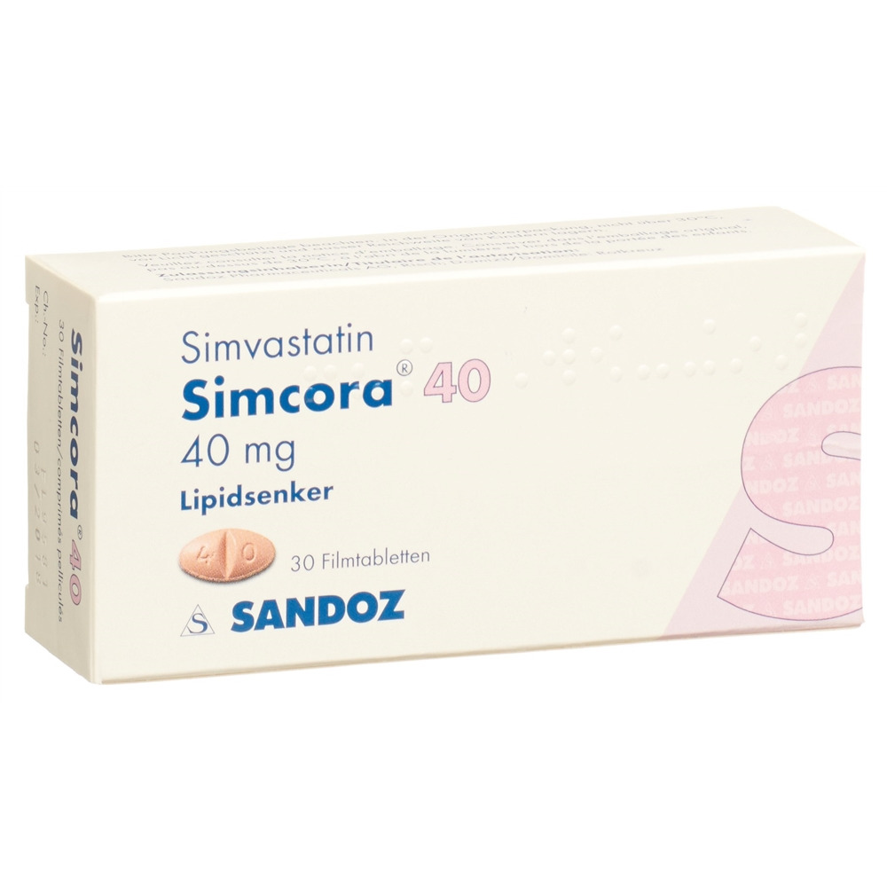 SIMCORA Filmtabl 40 mg Blist 30 Stk, Hauptbild