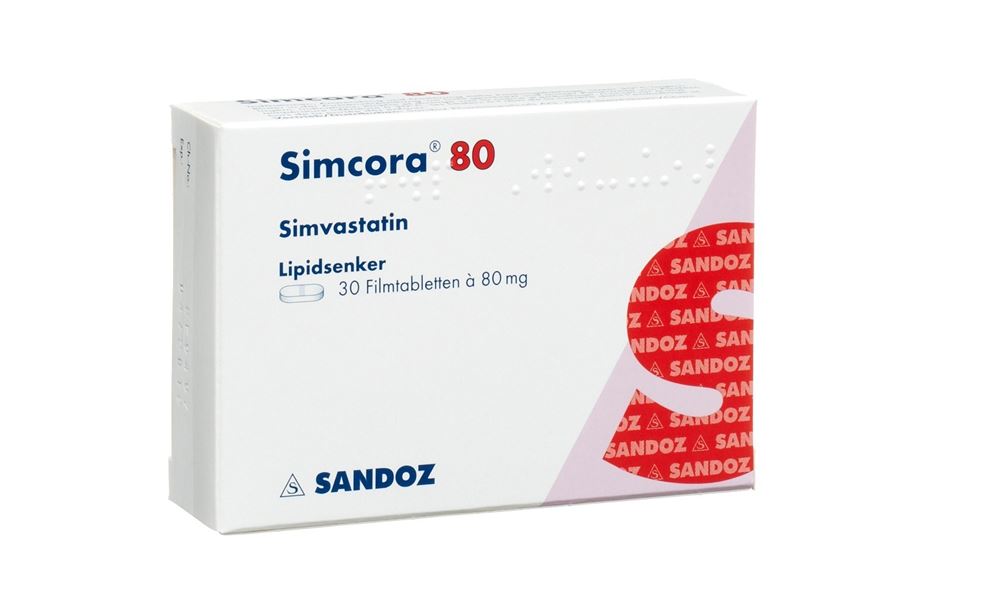 SIMCORA Filmtabl 80 mg Blist 30 Stk, Hauptbild