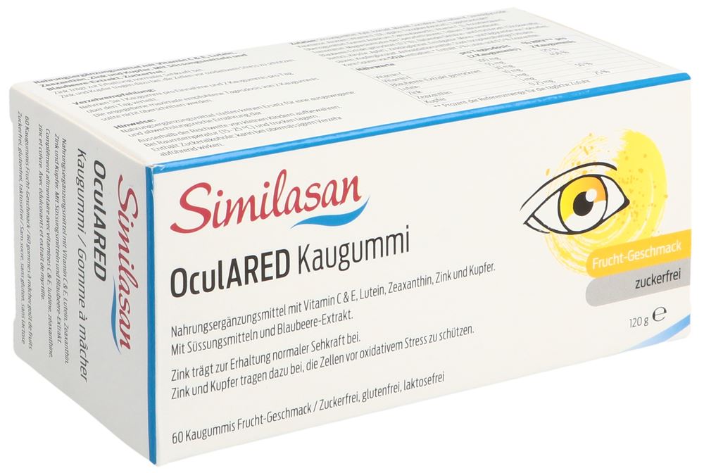 SIMILASAN OculARED Kaugummi, Hauptbild