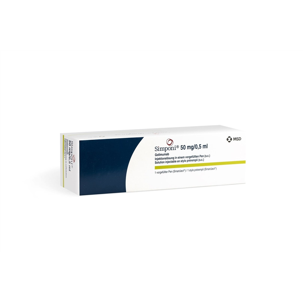 SIMPONI stylo prérempli 50 mg/0.5ml, image principale