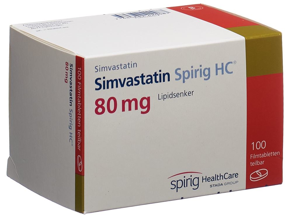SIMVASTATINE Spirig HC 80 mg, Hauptbild